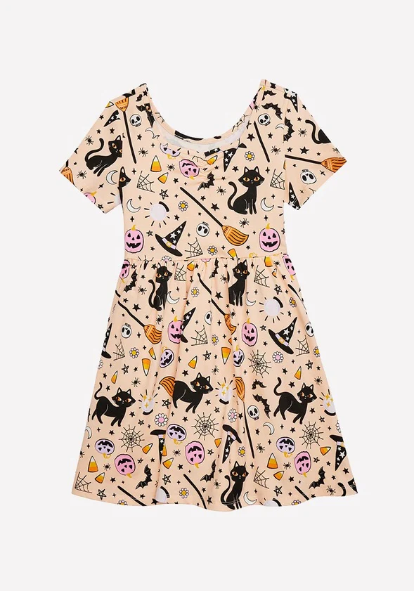 Halloween Icon Fit & Flare Dress - Image 2