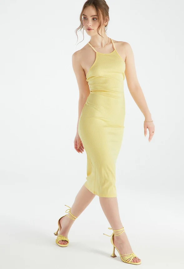 Halter Midi Dress - Image 4