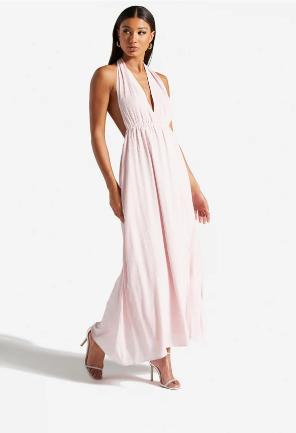 Halter Neck Maxi Dress - Image 4