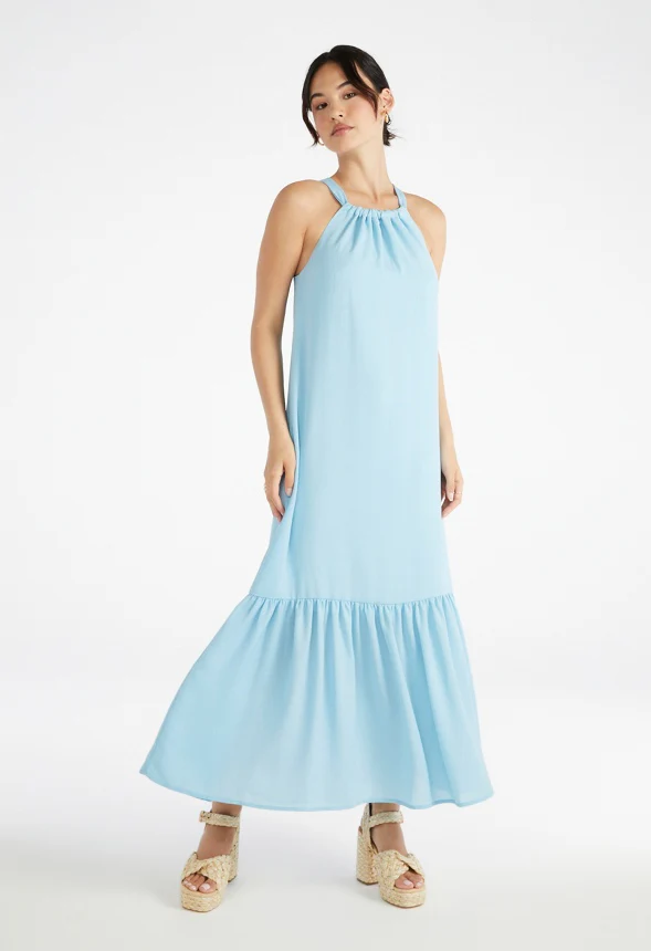 Halter Vacation Maxi Dress - Image 4