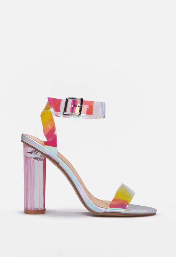 Hanna Transparent Heeled Sandal - Image 3
