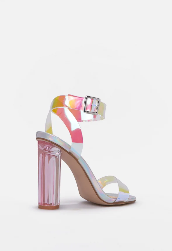 Hanna Transparent Heeled Sandal - Image 4