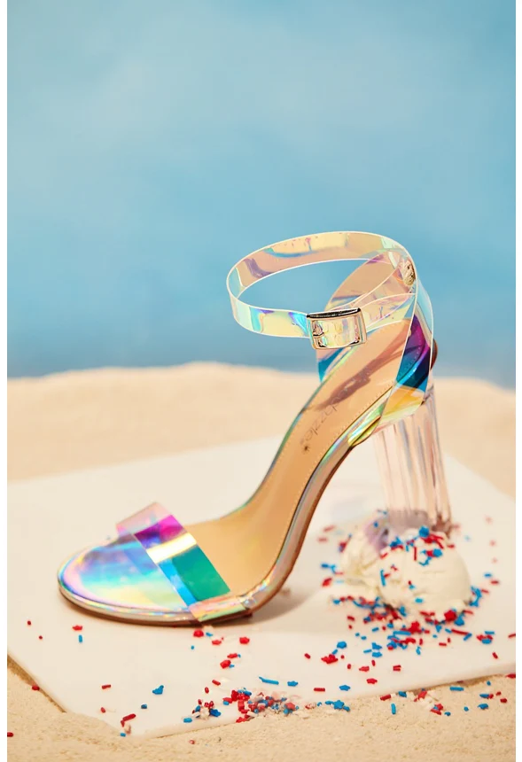 Hanna Transparent Heeled Sandal - Image 5