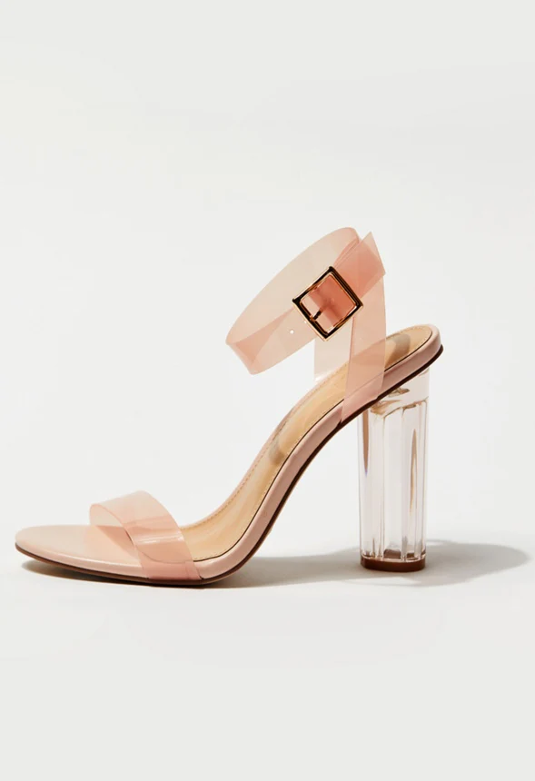 Hanna Transparent Heeled Sandal - Image 4