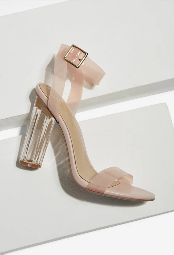 Hanna Transparent Heeled Sandal - Image 5