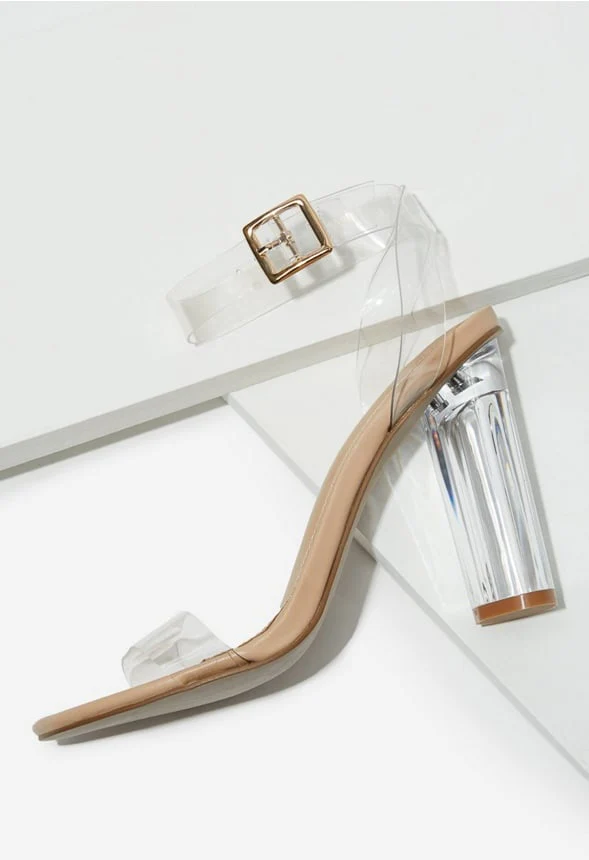 Hanna Transparent Heeled Sandal - Image 5