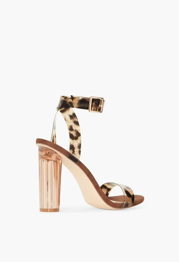 Hanna Transparent Heeled Sandal - Image 3