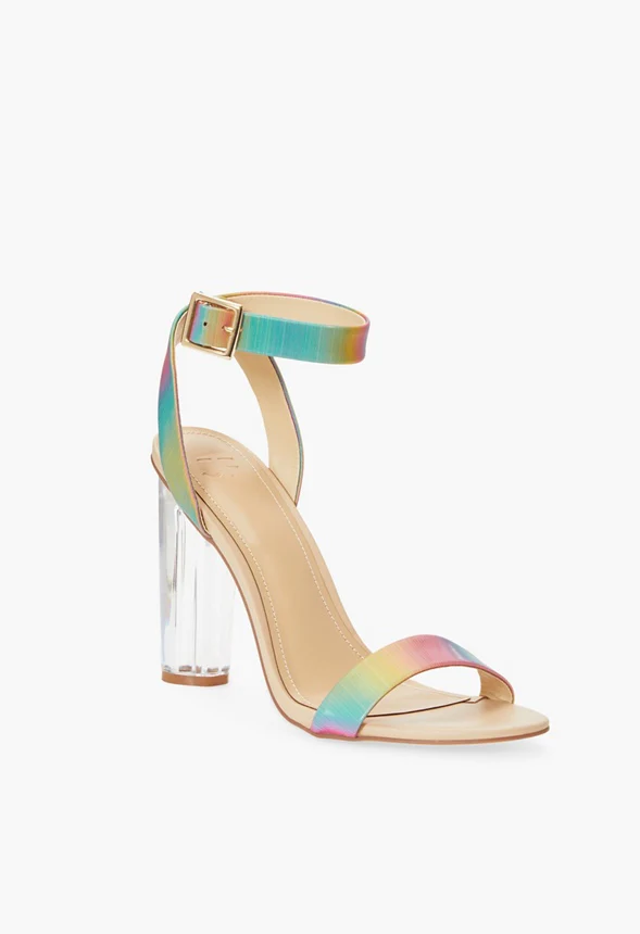 Hanna Transparent Heeled Sandal - Image 2