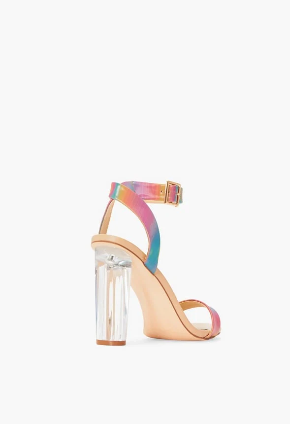 Hanna Transparent Heeled Sandal - Image 3