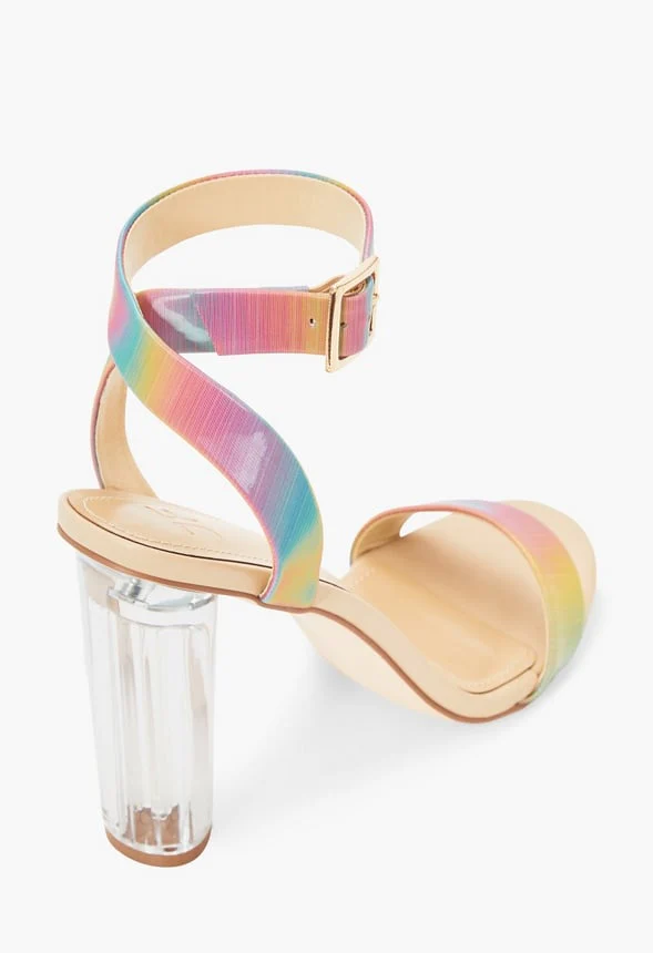 Hanna Transparent Heeled Sandal - Image 4