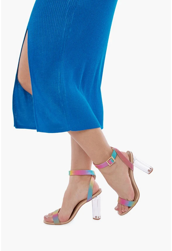 Hanna Transparent Heeled Sandal - Image 5