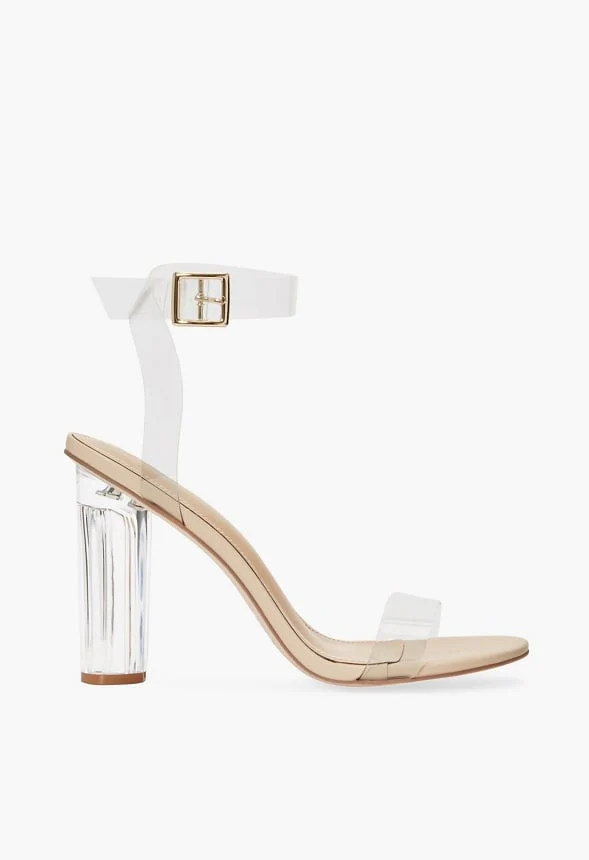 Hanna Transparent Heeled Sandal - Image 2