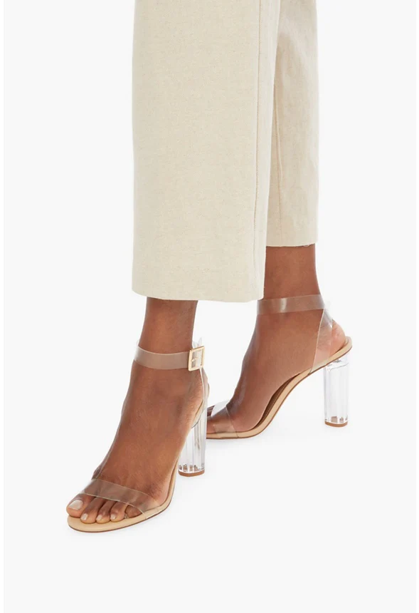 Hanna Transparent Heeled Sandal - Image 5