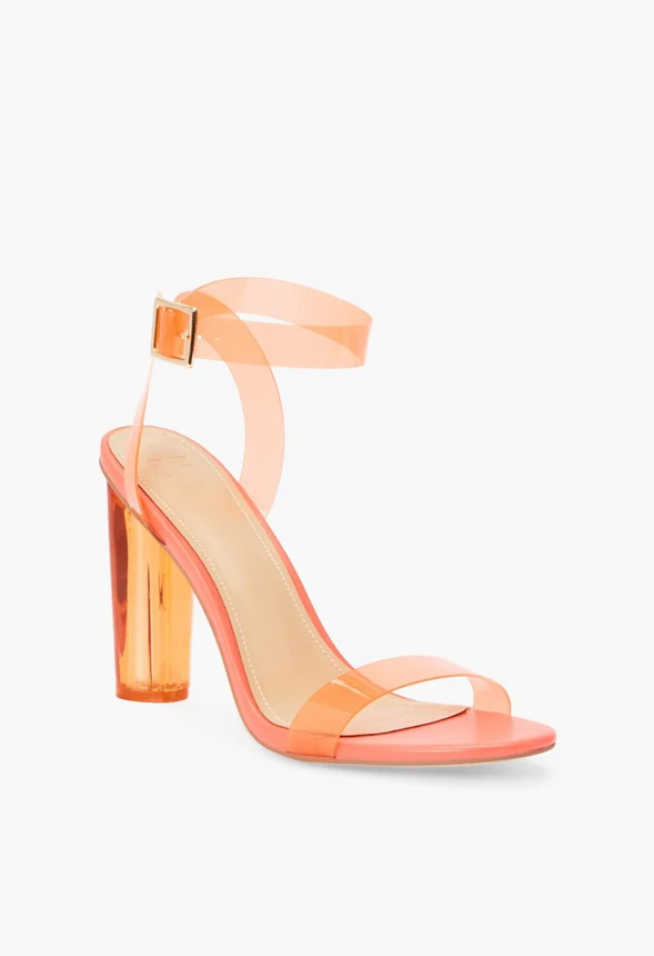 Hanna Transparent Heeled Sandal - Image 2