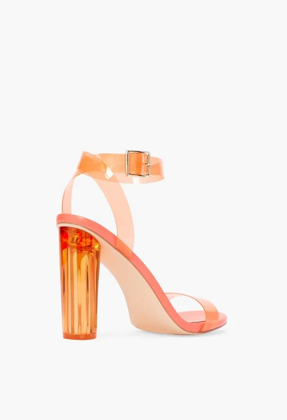 Hanna Transparent Heeled Sandal - Image 3