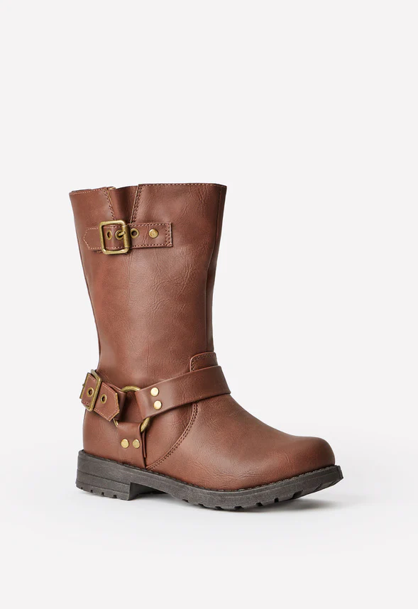 Harness Buckle Moto Boot - Image 2