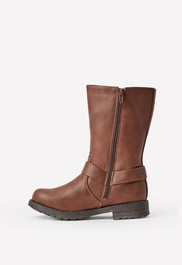 Harness Buckle Moto Boot - Image 3