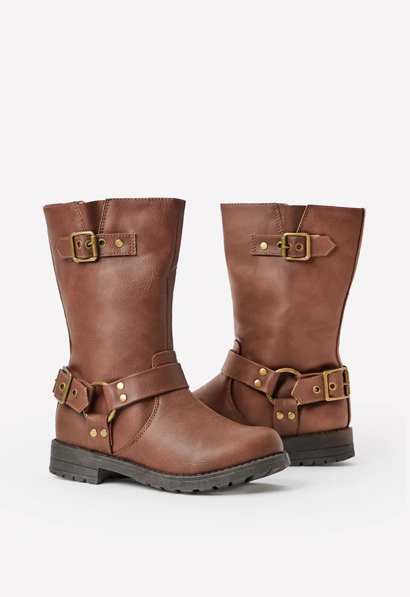 Harness Buckle Moto Boot - Image 4