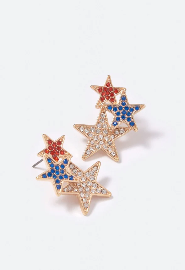 Harper Graduating Stars Stud Earrings - Image 3