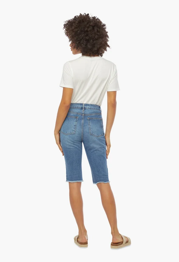 Harper Bermuda Denim Shorts - Image 3