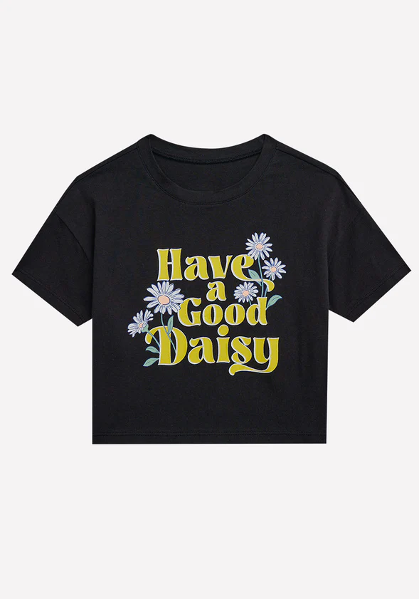 Have A Good Daisy Cropped Tee - Image 2