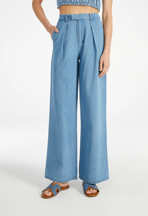 Hayden Clean Front Denim Trousers - Image 3