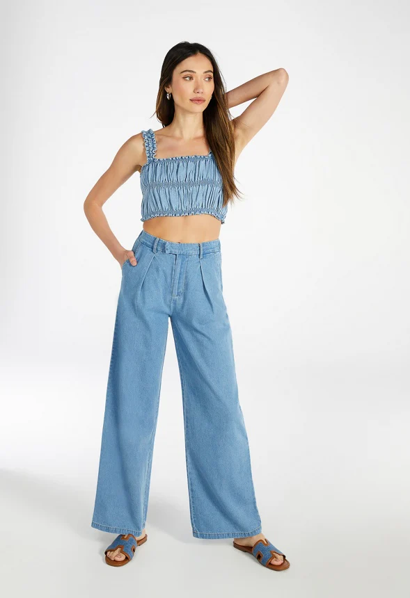 Hayden Clean Front Denim Trousers - Image 5