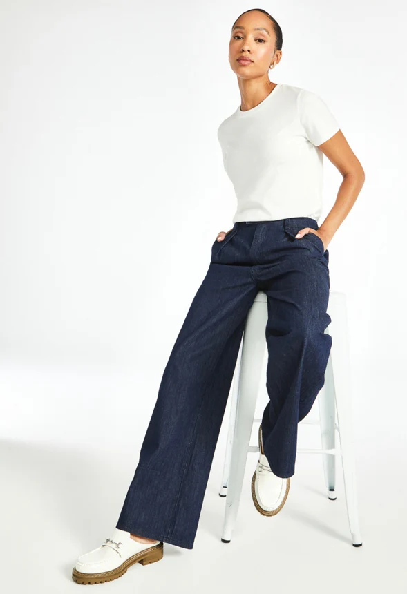 Hayden Clean Front Denim Trousers - Image 7