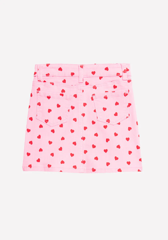 Heart Denim Skirt - Image 2