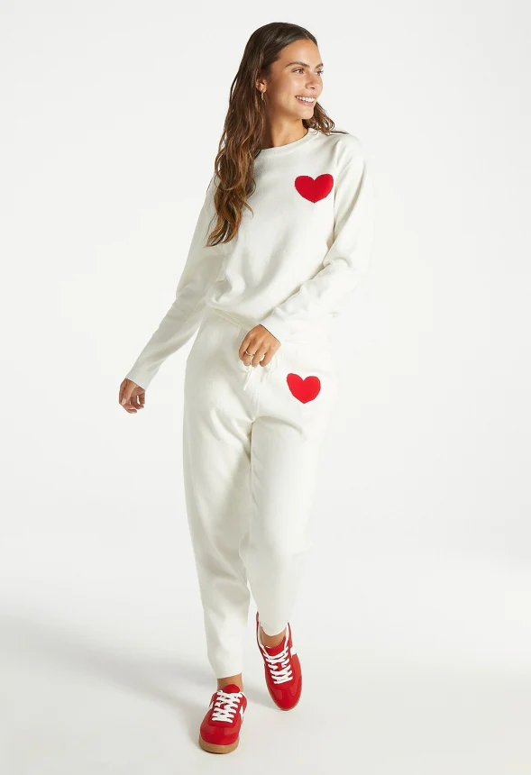 Heart Pullover Sweater - Image 2