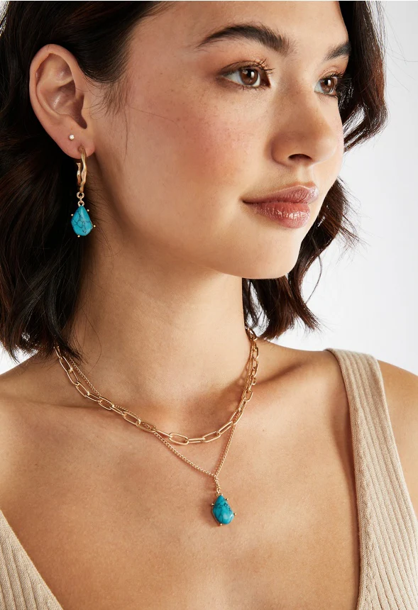 Henley Turquoise Jewelry Set - Image 2