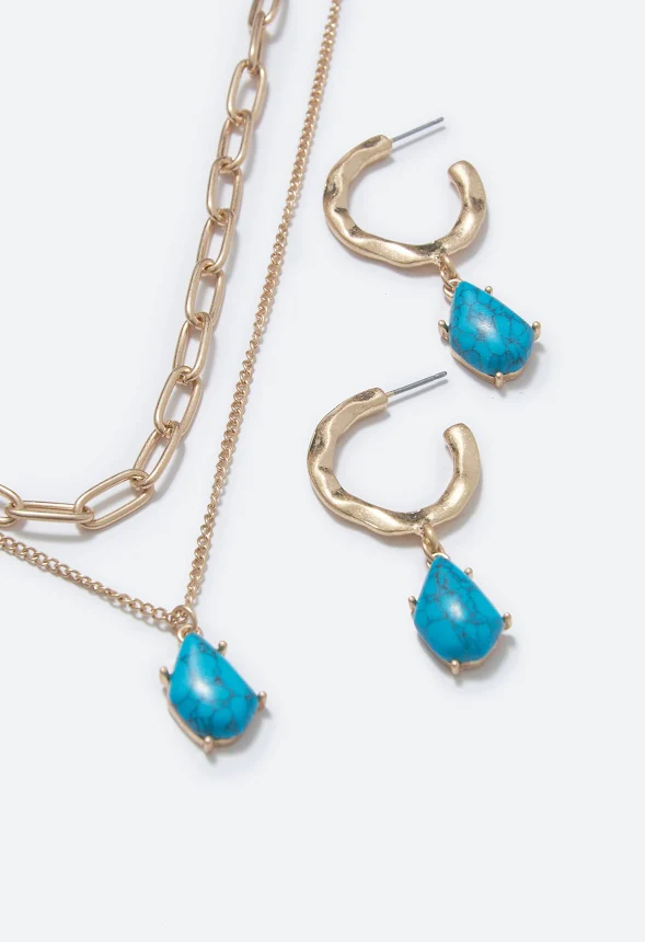 Henley Turquoise Jewelry Set - Image 3