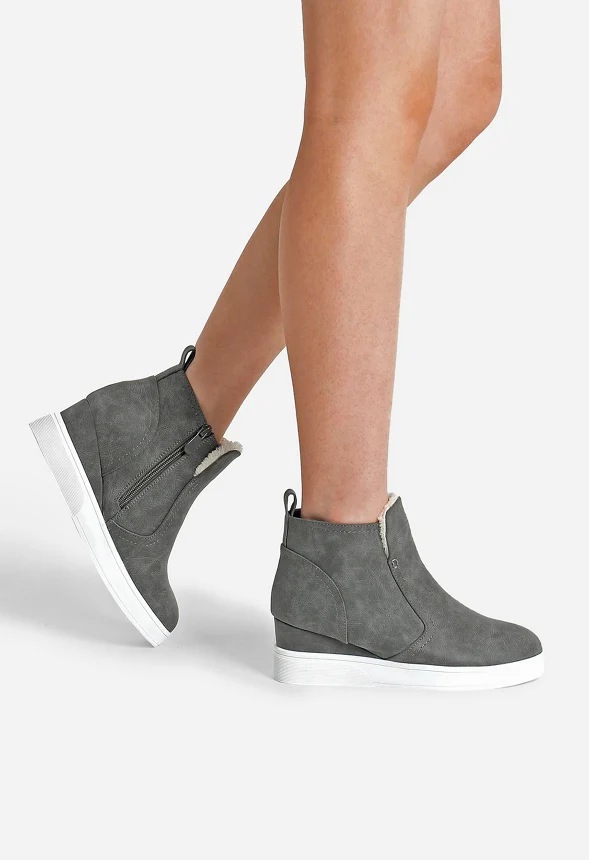 Hidden Heel Platform Wedge Boot - Image 2