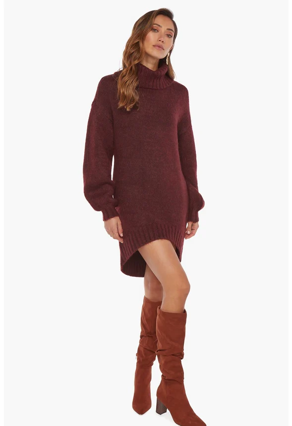 High Low Sweater Dress - Image 2