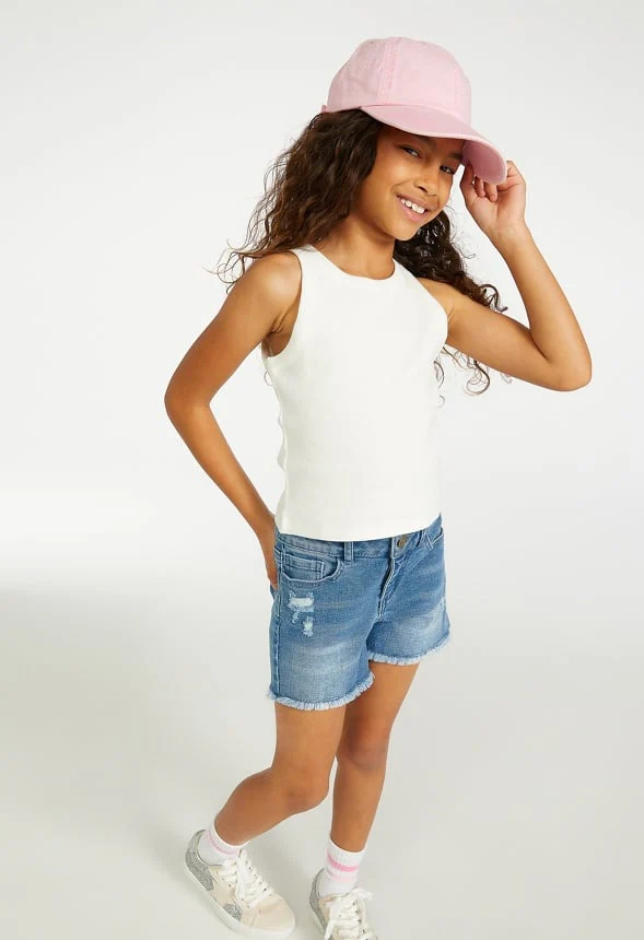 High Neck Ribbed Tank - Image 4