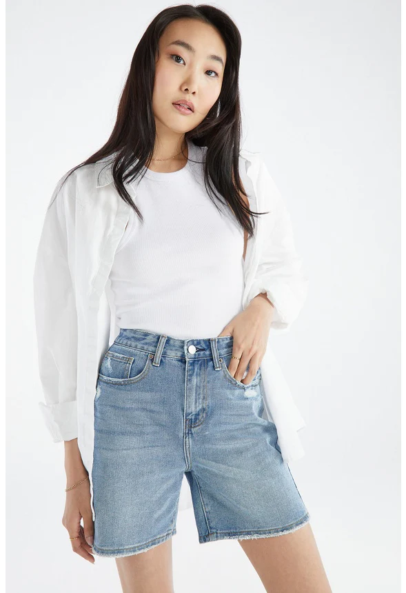 Collins High Rise Bermuda Shorts - Image 3