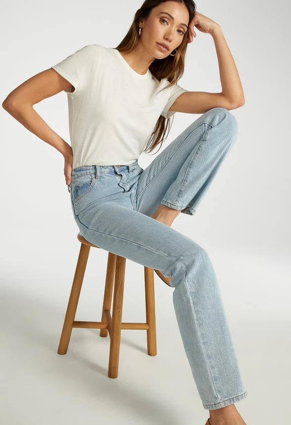 High Rise Bootcut Jeans - Image 4