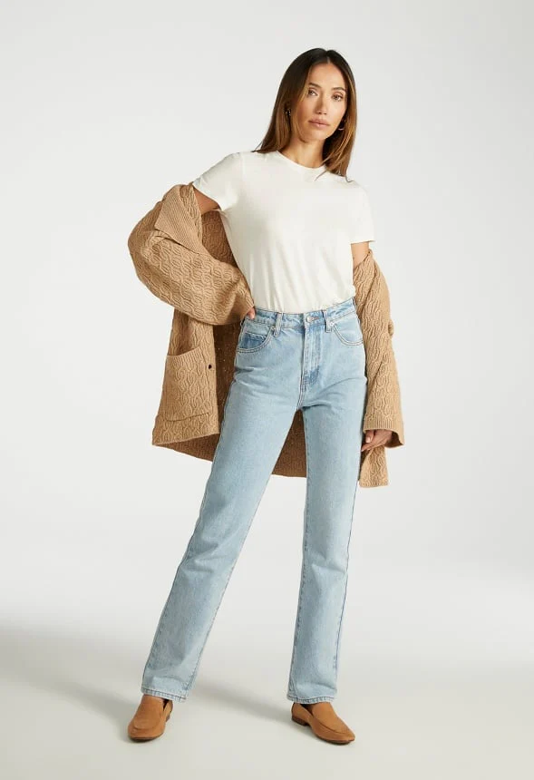 High Rise Bootcut Jeans - Image 5