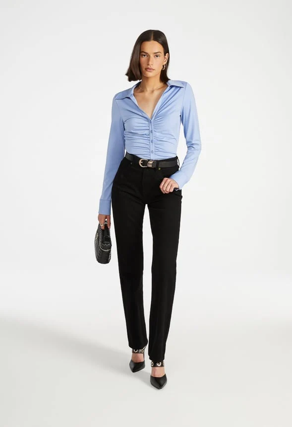 High Rise Bootcut Jeans - Image 3