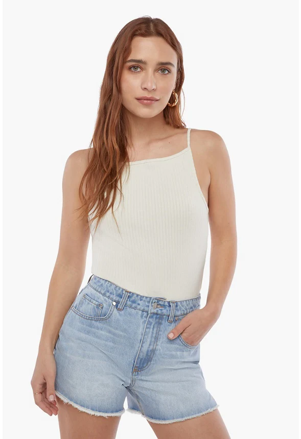 Maggie High Rise Denim Shorts - Image 2