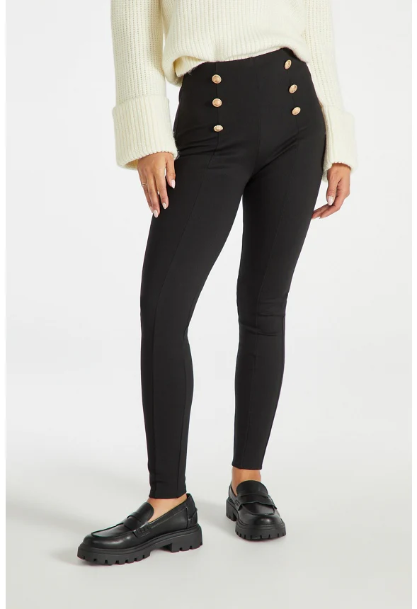 High Rise Ponte Pants - Image 3
