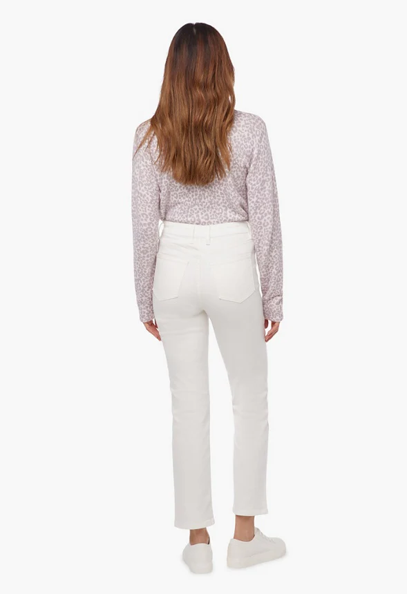Melissa High Rise Slim Straight Jeans - Image 3