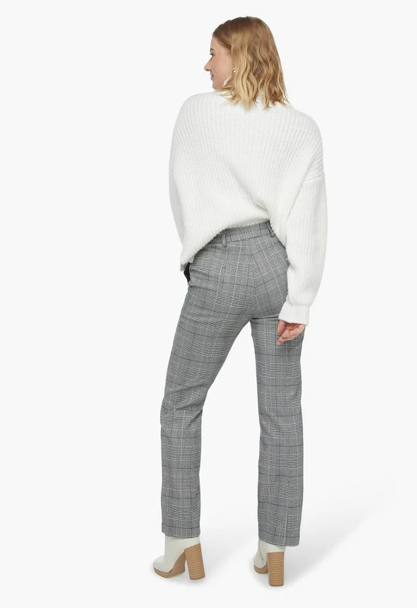 High Rise Straight Trousers - Image 3