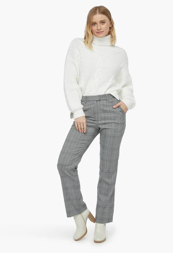 High Rise Straight Trousers - Image 5