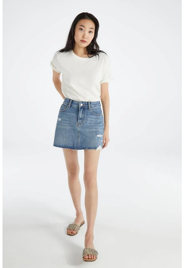 Dylan High Rise Vintage 5 Pocket Skirt - Image 4