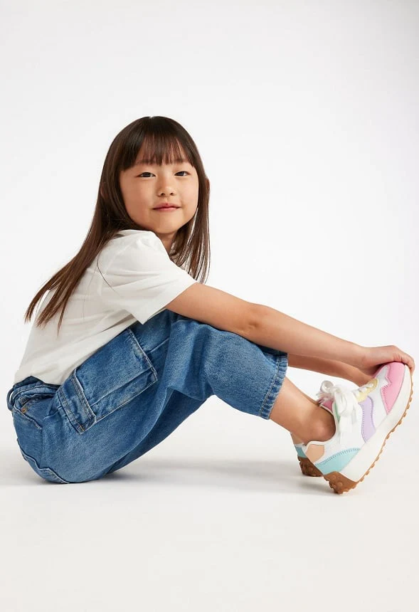 High Rise Wide Leg Cargo Denim - Image 4