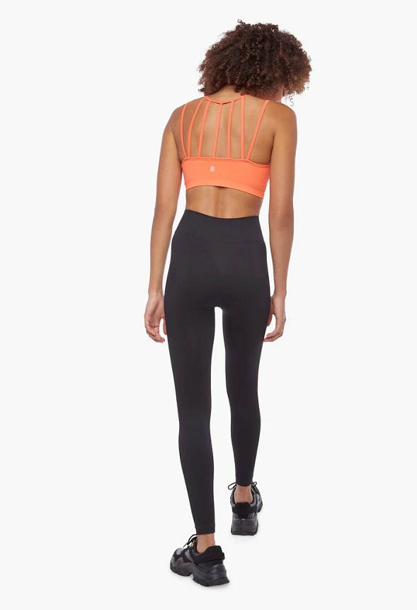 High-Waisted 7/8 Booty Sculptor Seamless Leggings - Image 3