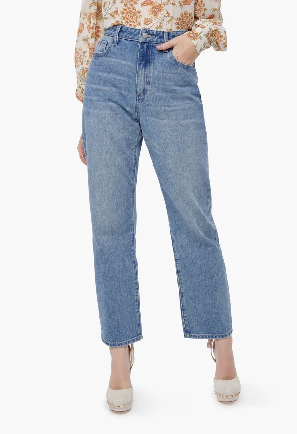 High-Waisted 90's Straight Jeans - Image 2