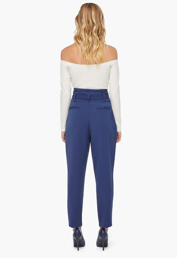 High-Waisted Carrot Trousers - Image 3