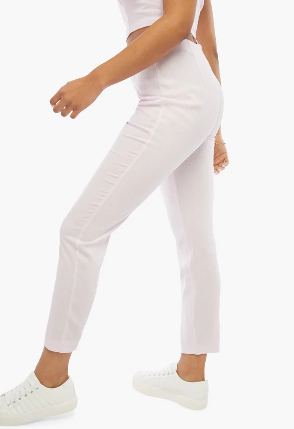 High-Waisted Cropped Pants - Image 4